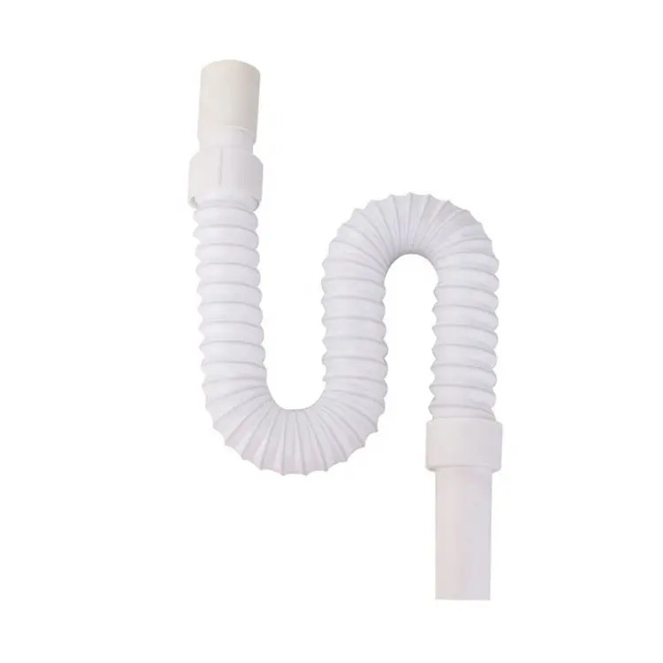 Bathroom kitchen washbasin anti odor extended threaded drainage pipe